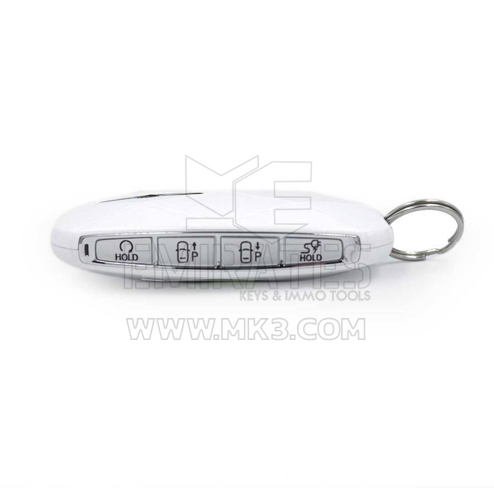 New Hyundai Genesis GV60 2022 Genuine / OEM Smart Remote Key 7+1 Buttons 433MHz White Color OEM Part Number: 95440-CU310 - FCC ID: TQ8-FOB-4F53U | Emirates Keys