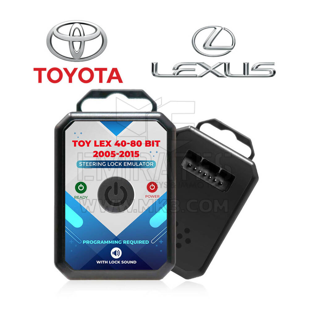 Emulador de bloqueo de dirección Toyota Lexus 40-80 BIT 2005-2019 con sonido de bloqueo