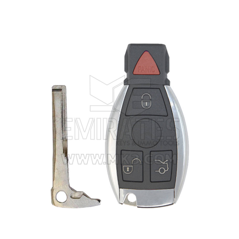 New Mercedes FBS4 Smart Remote Key PCB 3+1 Button 315MHz with Aftermarket Shell Ready to Program