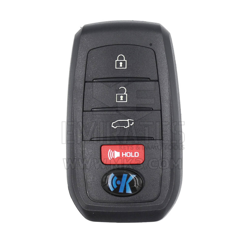 KeyDiy KD TB01-4 Toyota Lexus Universal Smart Remote Key 3+1 botões com 8A Transponder