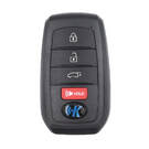 KeyDiy KD TB01-4 Toyota Lexus Universal Smart Remote Key 3+1 botões com 8A Transponder