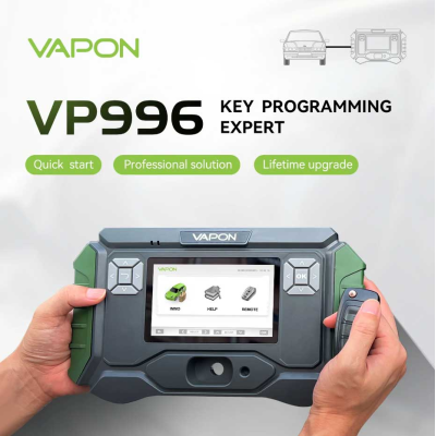 Vapon VP996 Key Programming Tool Device é projetado para fornecer a produtividade e a qualidade do serralheiro automático. Inclui funções ricas | Chaves dos Emirados