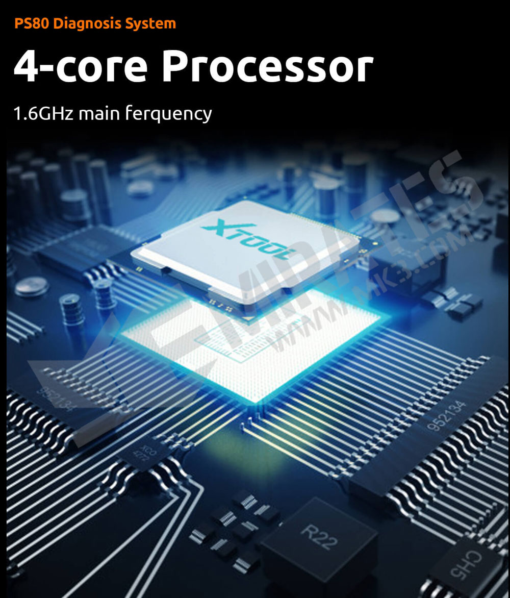 XTool PS80 Diagnostics System 4 Core Processor