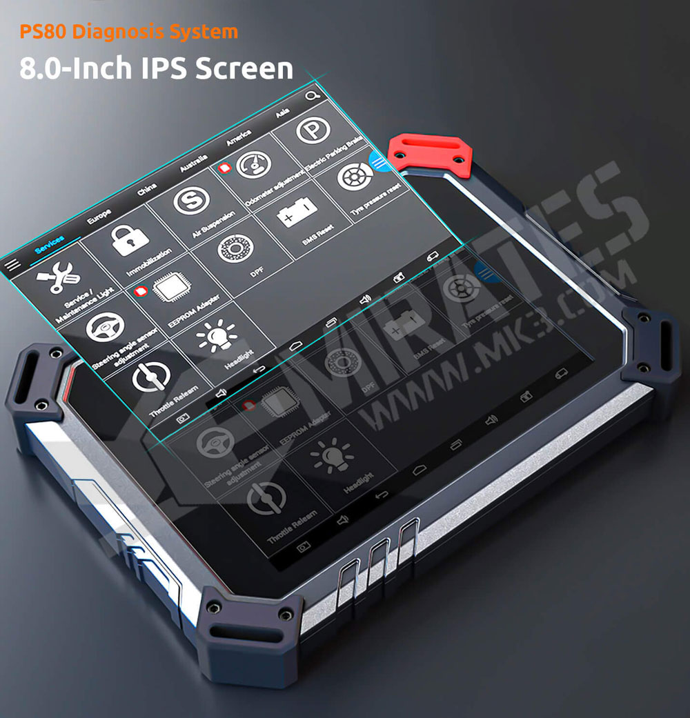 XTool PS80 Diagnostics System 8.0-Inch IPS Screen