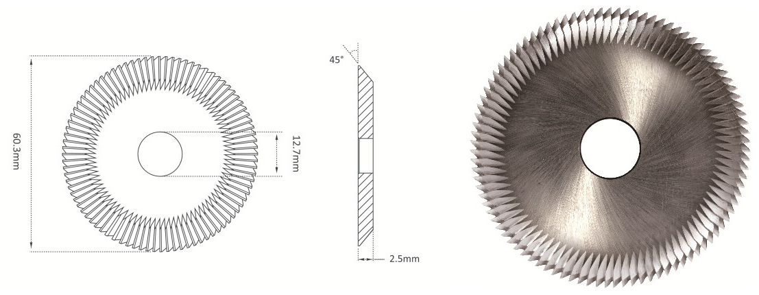 جودة عالية أفضل سعر زاوية الحلب القاطع HJ-X23MC HSSCo-Coating φ60.3x2.5xφ12.7x45 ° ، الملحقات ، القاطع ، الأجزاء اشترِ الآن | الإمارات للمفاتيح