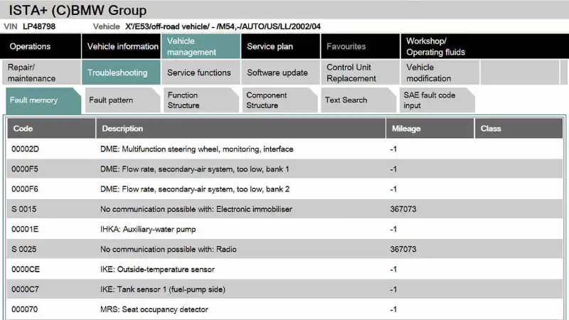 BMW diagnostic software package- ISTA +/D Software