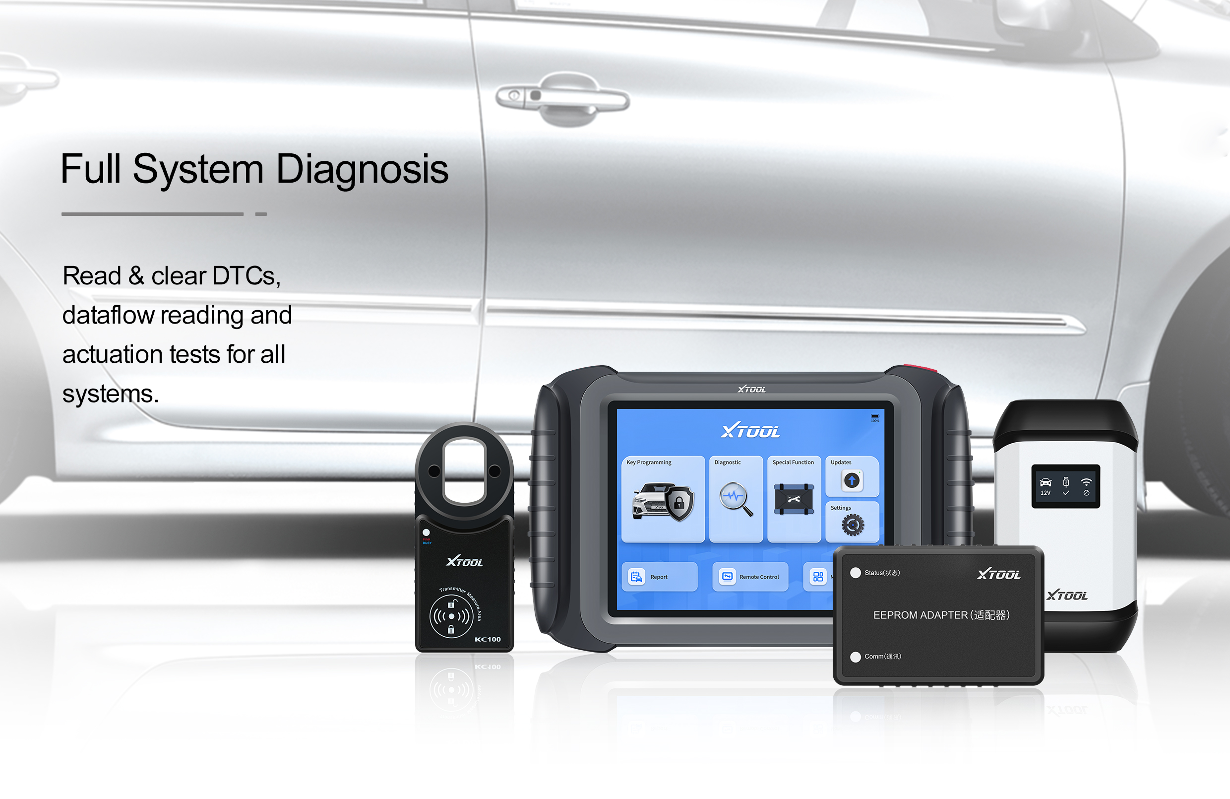 New X100PAD Elite2 Professional Key Programmer supplies advanced special functions Key programming, oil service light reset, timing belt service light reset etc | Emirates Keys