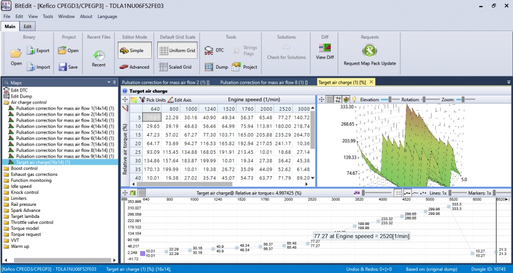 BitEdit Kefico CPEGD3 / CPEGP3 for editing calibrations Kefico CPEGD3 / CPEGP3 ECUs of petrol normal aspirated and turbocharged Kia / Hyundai | Emirates Keys