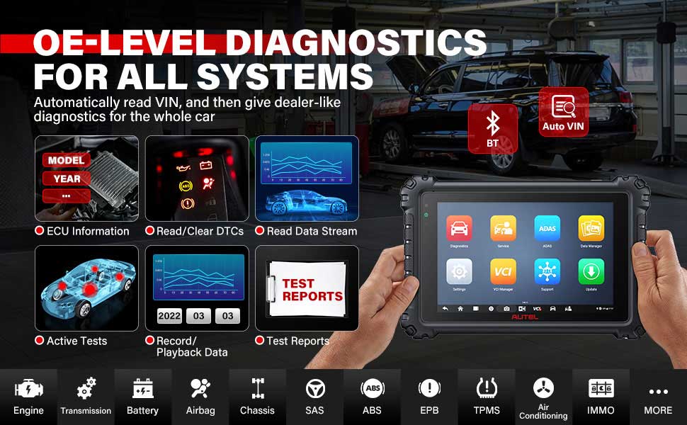 autel ms906 pro full system diagnostic