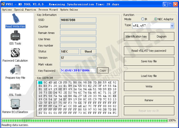 VVDI_MB_NEC_Key_Xhorse_Socket_Adapter
