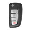 Nissan Rogue Flip Remote Key Shell 3+1 Button