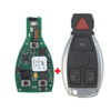 Mercedes FBS4 Original Smart Remote Key PCB 3+1 Button 315MHz with Aftermarket Shell Ready to Program