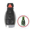 Mercedes NEC Chrome Modified Remote Key Shell 4 Buttons 2 Batteries Type