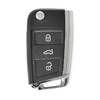 VW MQB Flip Remote Key 3 Buttons 433MHz HU66 Blade