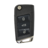 VW Modified Flip Remote Key Shell 3 Buttons HU66 Blade