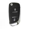 Peugeot Flip Remote Key Shell 2 Button Chrome without Battery Holder Modified
