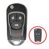 Chevrolet Flip Remote Key Shell 3+1 Button Modified Type