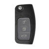 Ford Flip Remote Key Shell 3 Buttons HU101 Blade