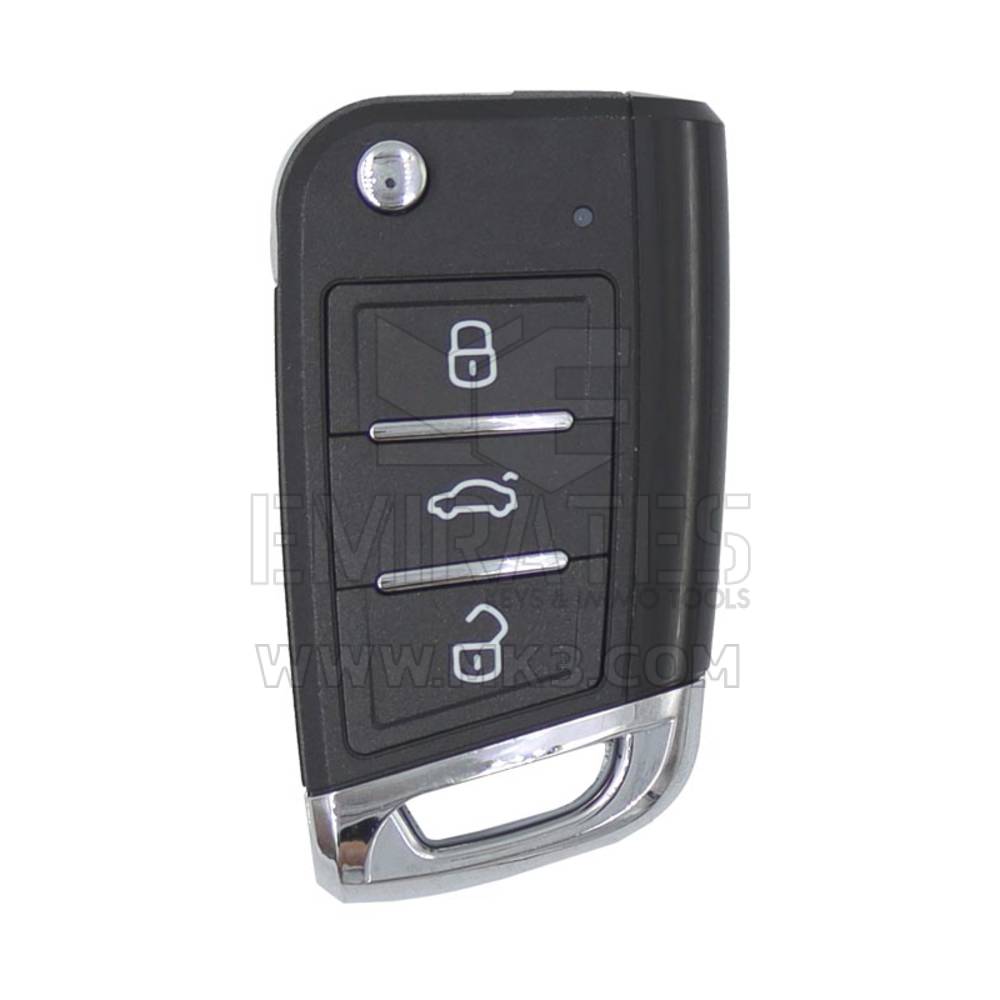 Keydiy KD Дистанционный выкидной смарт ключ 3 кнопки VW Type ZB15