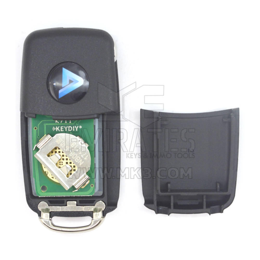 KeyDiy KD Universal Flip Remote Key 3 Buttons Volkswagen Type NB08-3 With KD900 And KeyDiy KD-X2 Remote Maker and Cloner | Emirates Keys