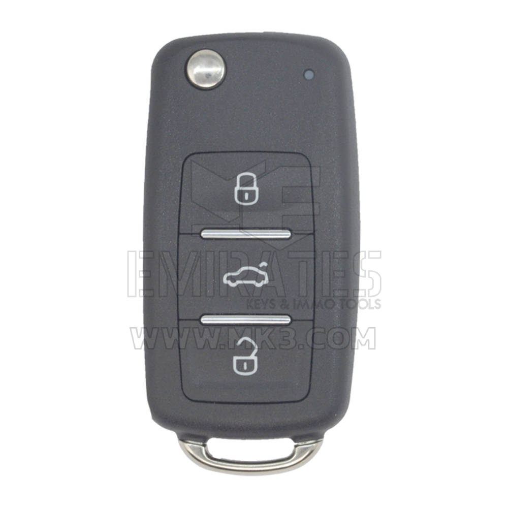 KeyDiy KD Universal Flip Remote Key 3 Botones Volkswagen Tipo NB08-3
