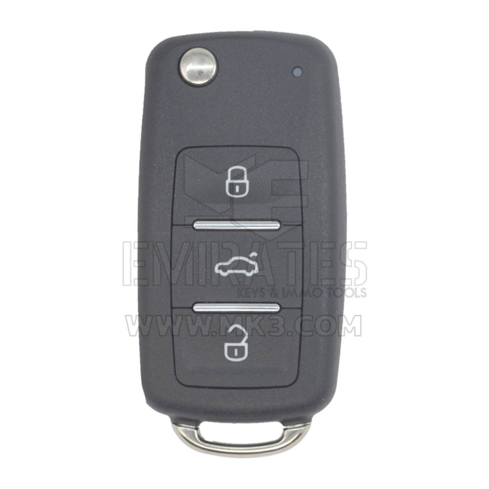 KeyDiy KD Universal Flip Remote Key 3 أزرار فولكس واجن نوع NB08-3