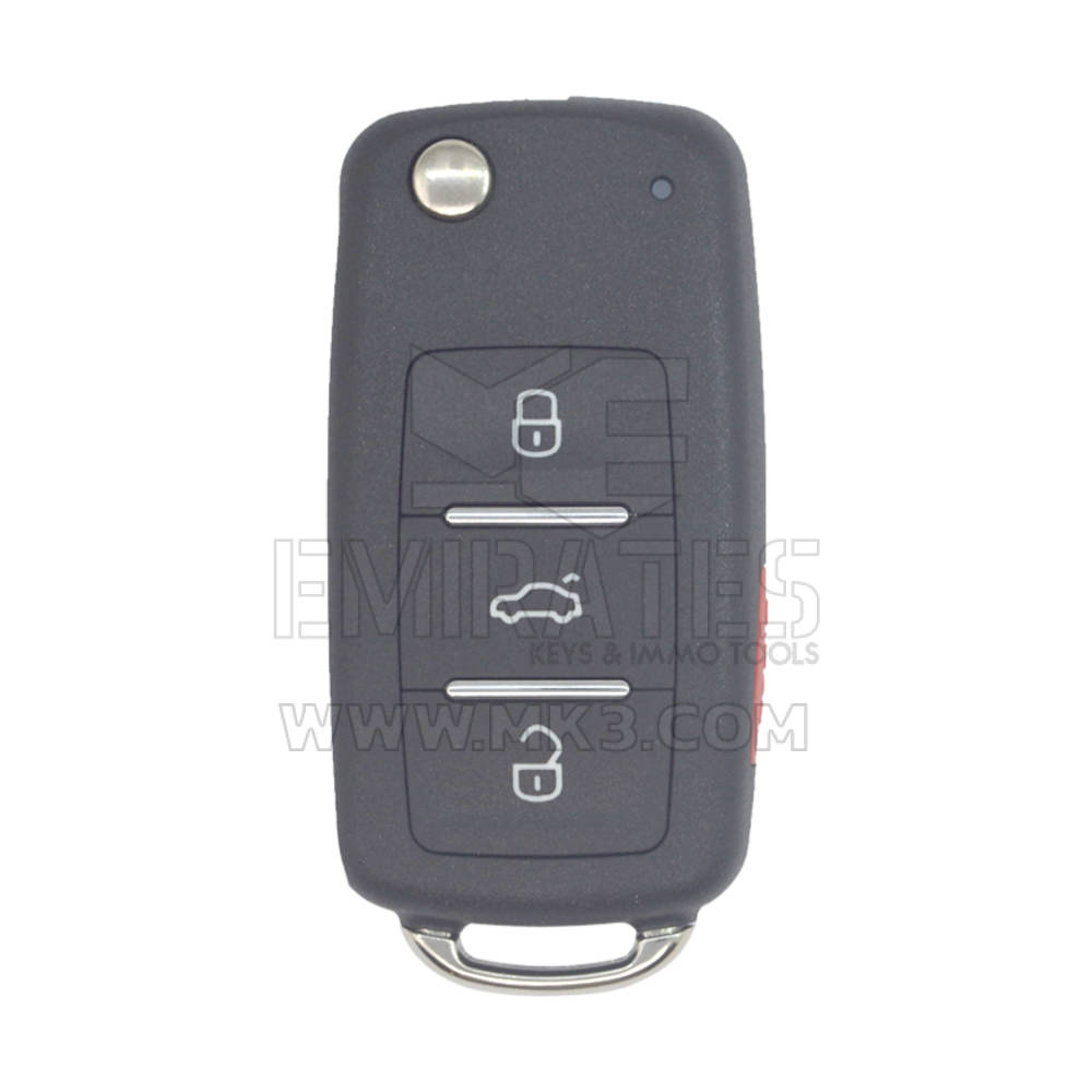 Keydiy KD Universal Flip Remote Key 3+1 Botões Volkswagen Tipo NB08-4 PCF