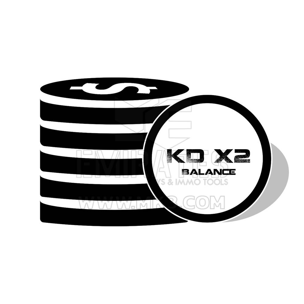 Keydiy KD X2 USD Token de cobrança de saldo 1 $