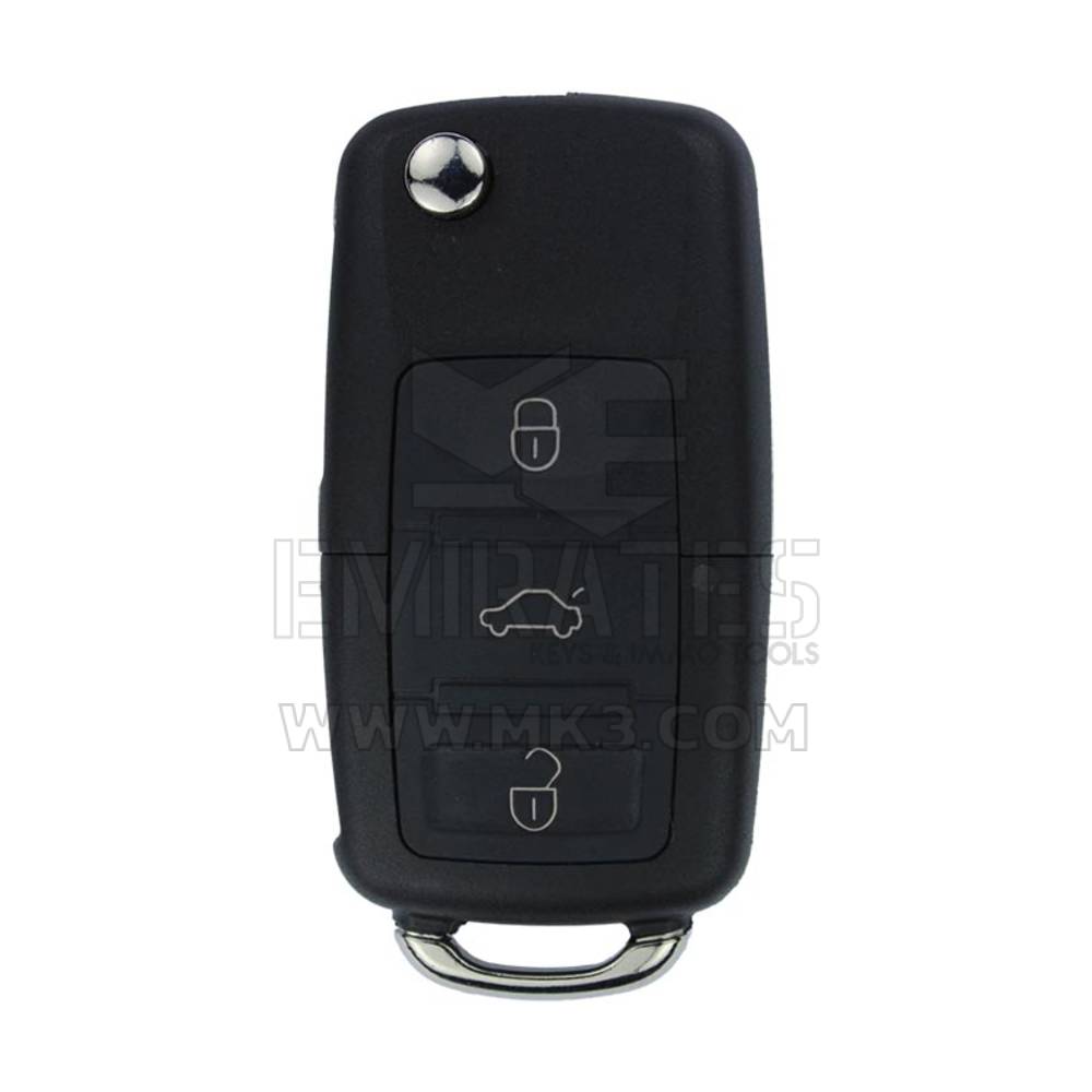 Volkswagen Flip Remote Key 3 Botões 433MHz