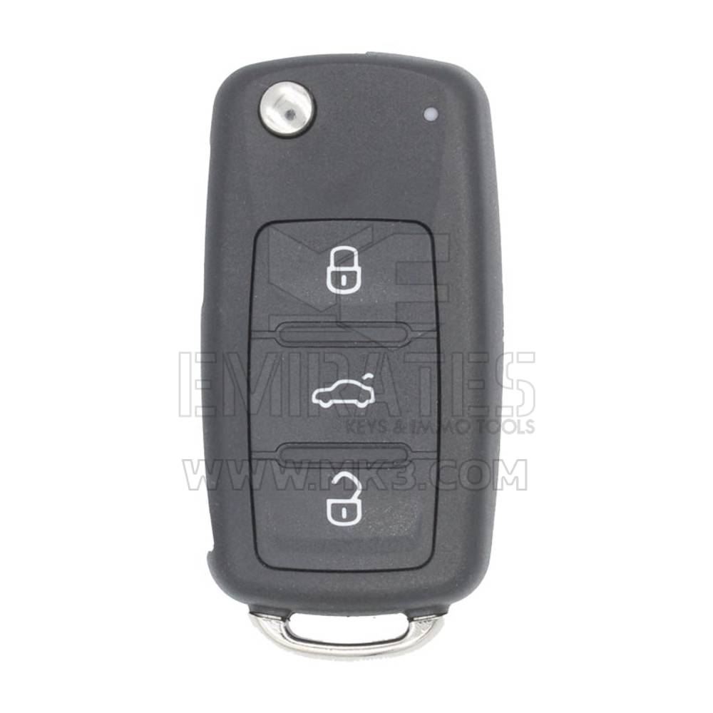 Volkswagen VW Jetta 2017 Flip Remote Key UDS Type 3 Button 433MHz MQB Transponder