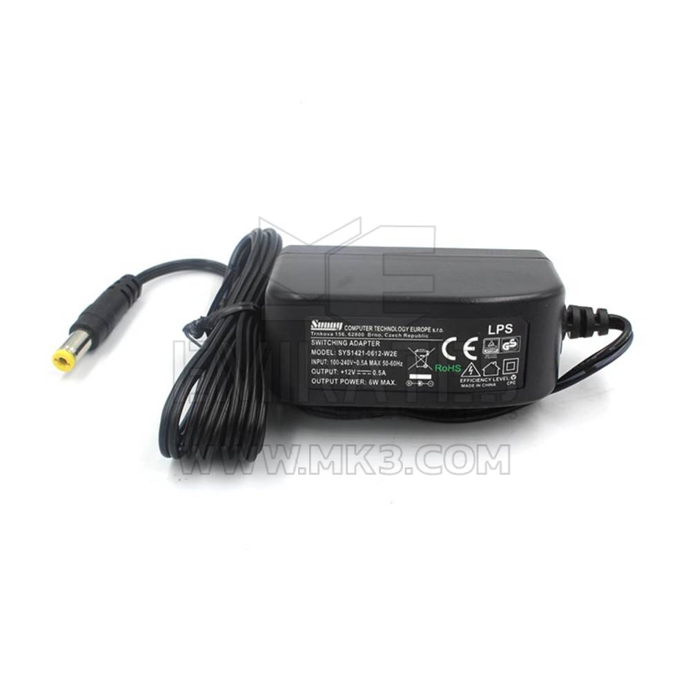 Abrites ZN062 Replacement 12V/0.5a Dc Power Adapter For Abprog As Well As Any Other Time You Will Need To Power Modules That Require Up To 0.5a Of Power
