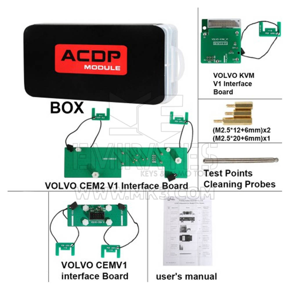 NEW ARRIVAL Yanhua Mini ACDP Device with Volvo IMMO Expanstion Package Module 12, Remote key programming BUY NOW