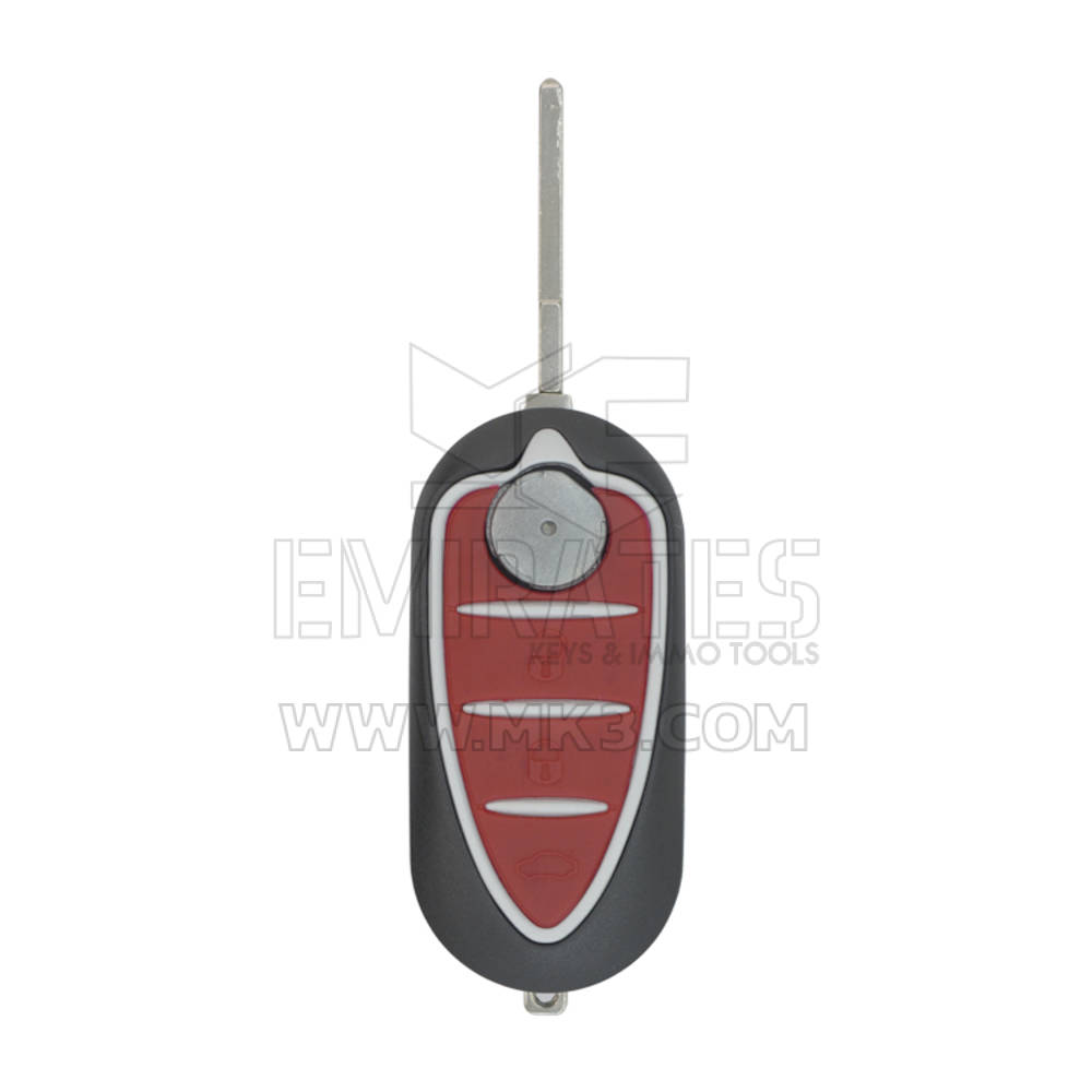 Alfa Romeo Remote Key, Novo Alfa Romeo Mito Flip Remote Key 3 Botões Delphi BSI Tipo 433MHz PCF7946 Transponder - MK3 Remotes | Chaves dos Emirados