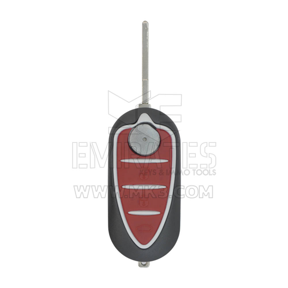 Llave remota Alfa Romeo, nueva llave remota Alfa Romeo Mito Flip 3 botones Delphi BSI tipo 433MHz PCF7946 transpondedor - MK3 remotos | Claves de los Emiratos