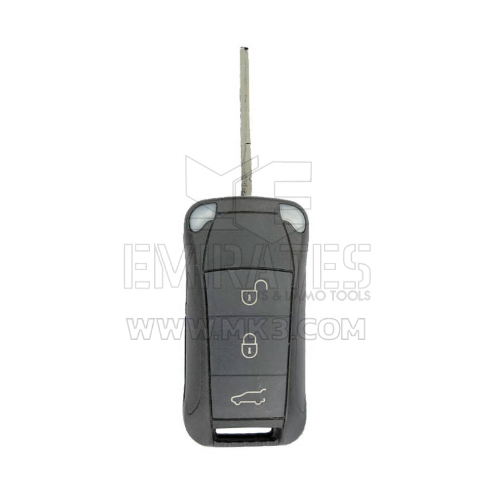 Porsche Cayenne 2002-2009 Fabricante: Genuine/OEM Smart Flip Remote 2+1 Button 433MHz ID del transpondedor: PCF7946 | Claves de los Emiratos
