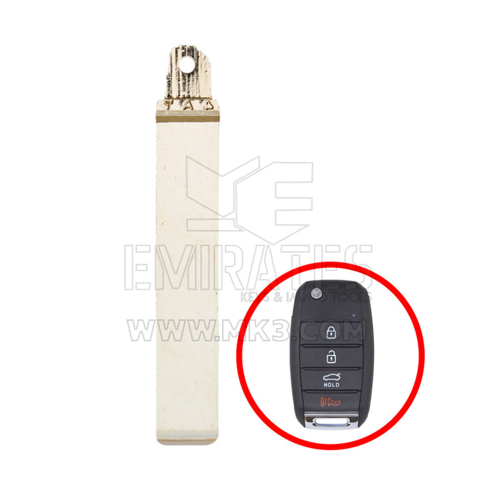 KIA Optima 2016 Genuine Flip Remote Key Laser Blade 81996-D4010