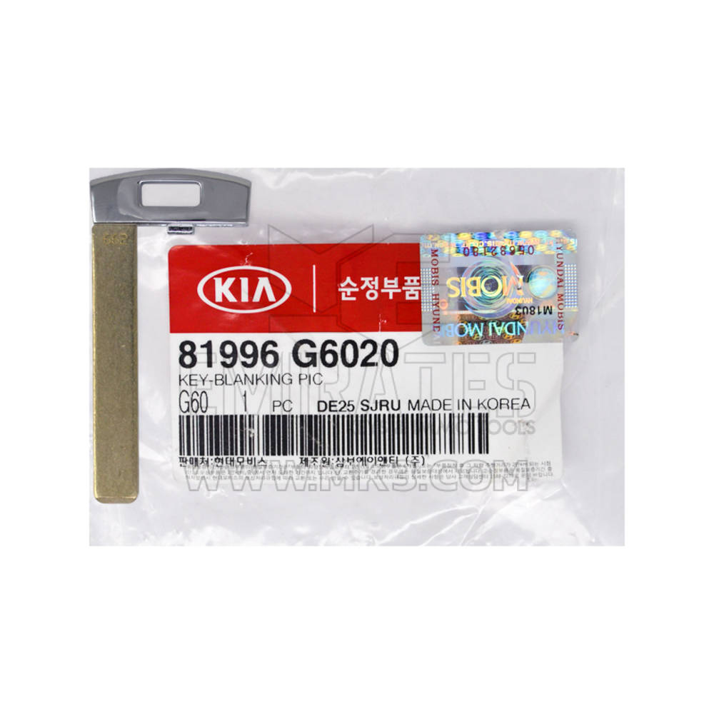 KIA Niro Genuine Smart Key Blade 81996-G6020| MK3