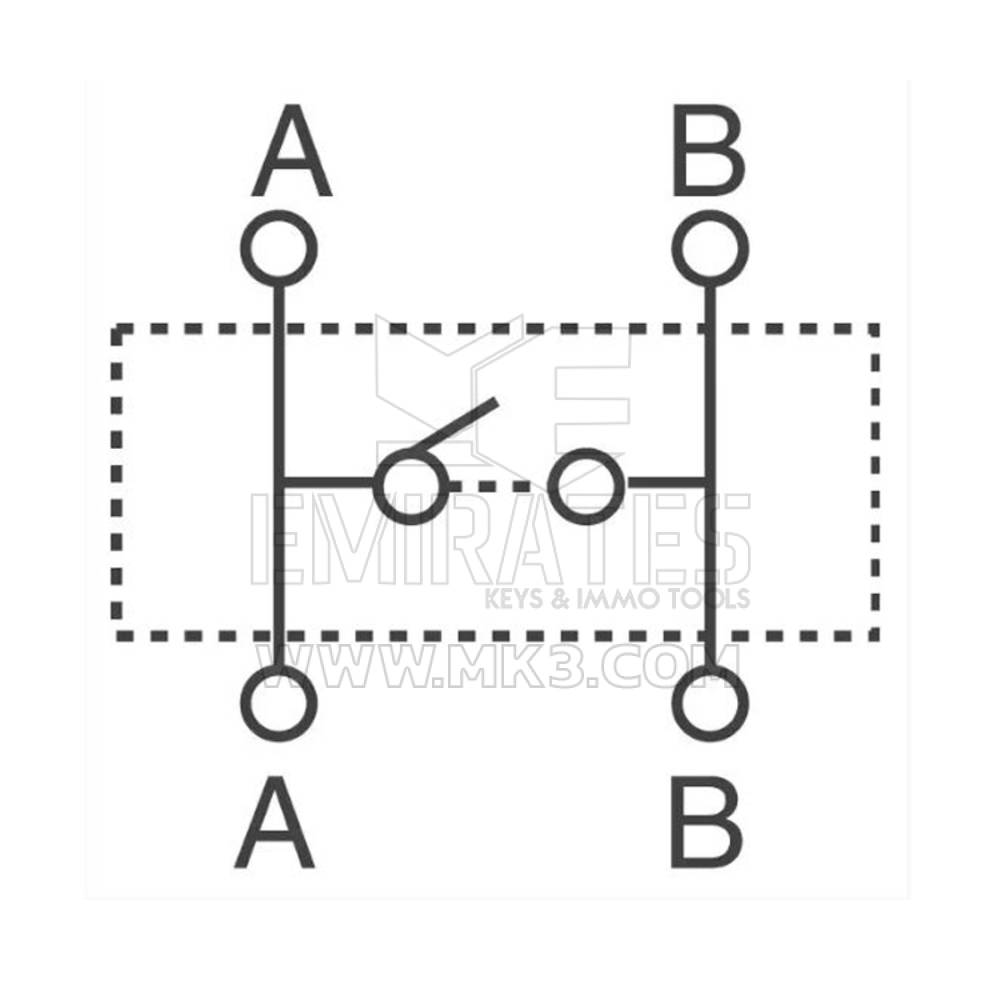 Interruptor de Botão Remoto Modelo 3.5X4.7X2.5H - MK17007 - f-2