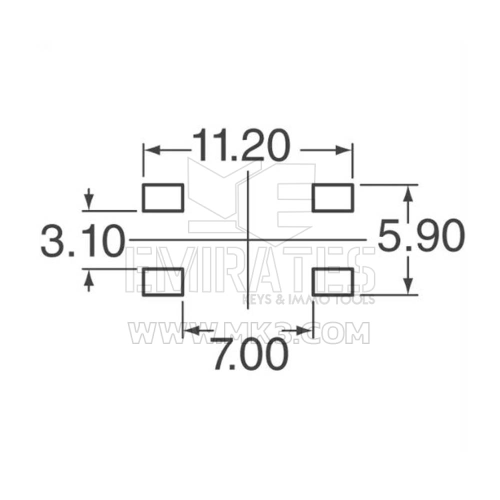 Новый Автомобильный Дистанционный Кнопочный Переключатель Модель 6X6X5.0H Высокое Качество Лучшая Цена | Ключи от Эмирейтс