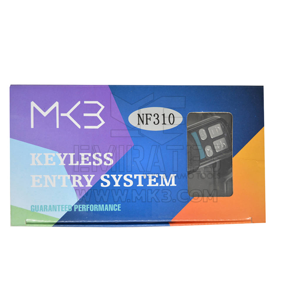 Sistema remoto de entrada sem chave de 4 botões modelo NF310 - MK18685 - f-3