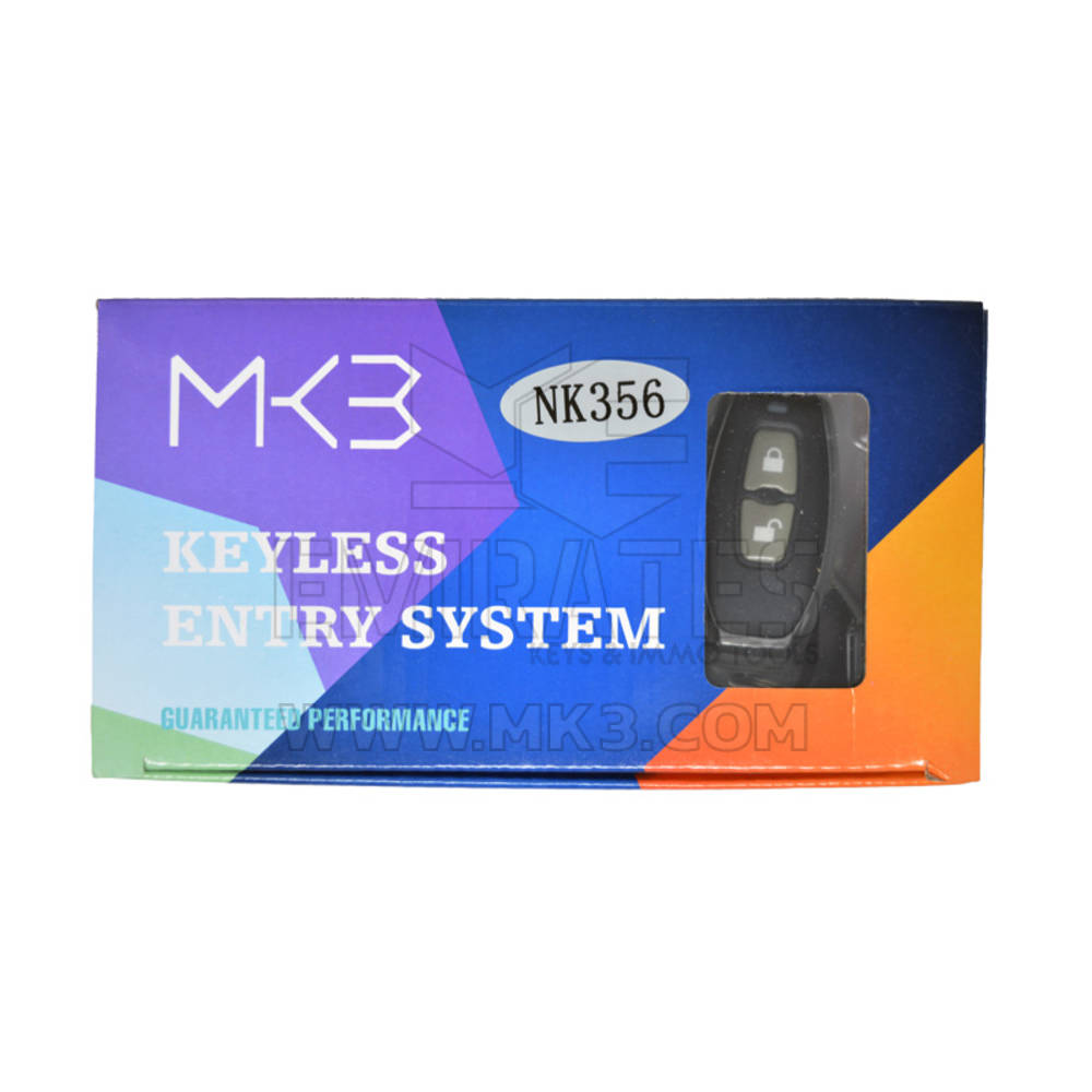 Keyless Entry System Remote 2 Buttons Model NK356 - MK18691 - f-3