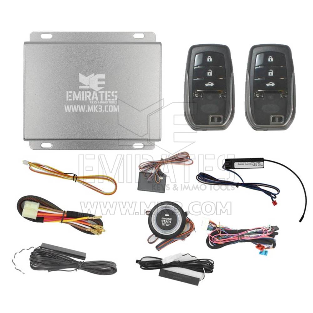 Sistema Universal de Partida do Motor EG-001 Toyota Hilux Smart 3 Botões