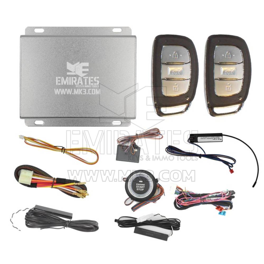 Sistema universal de partida do motor EG-017 Hyundai Sonata Smart Key 3 botões