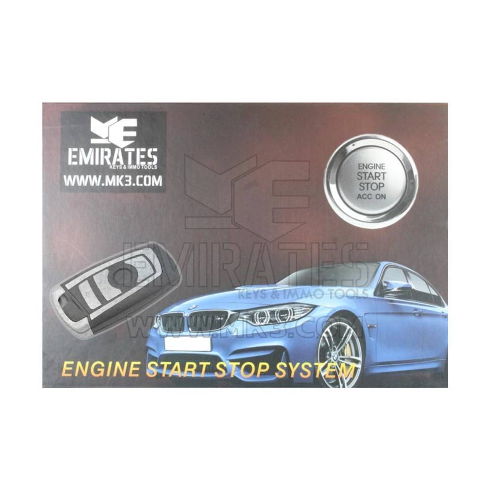 Sistema Universal de Arranque de Motor EG-008 BMW 4 Botones Inteligentes Llave Inteligente - MK18734 - f-12