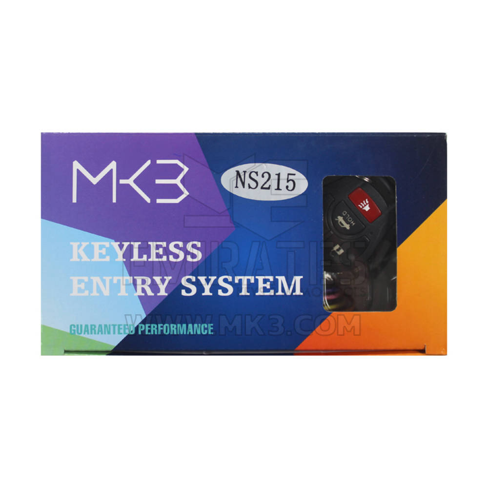 Keyless Entry System Nissan 3+1 Button Model NS215 - MK18737 - f-3