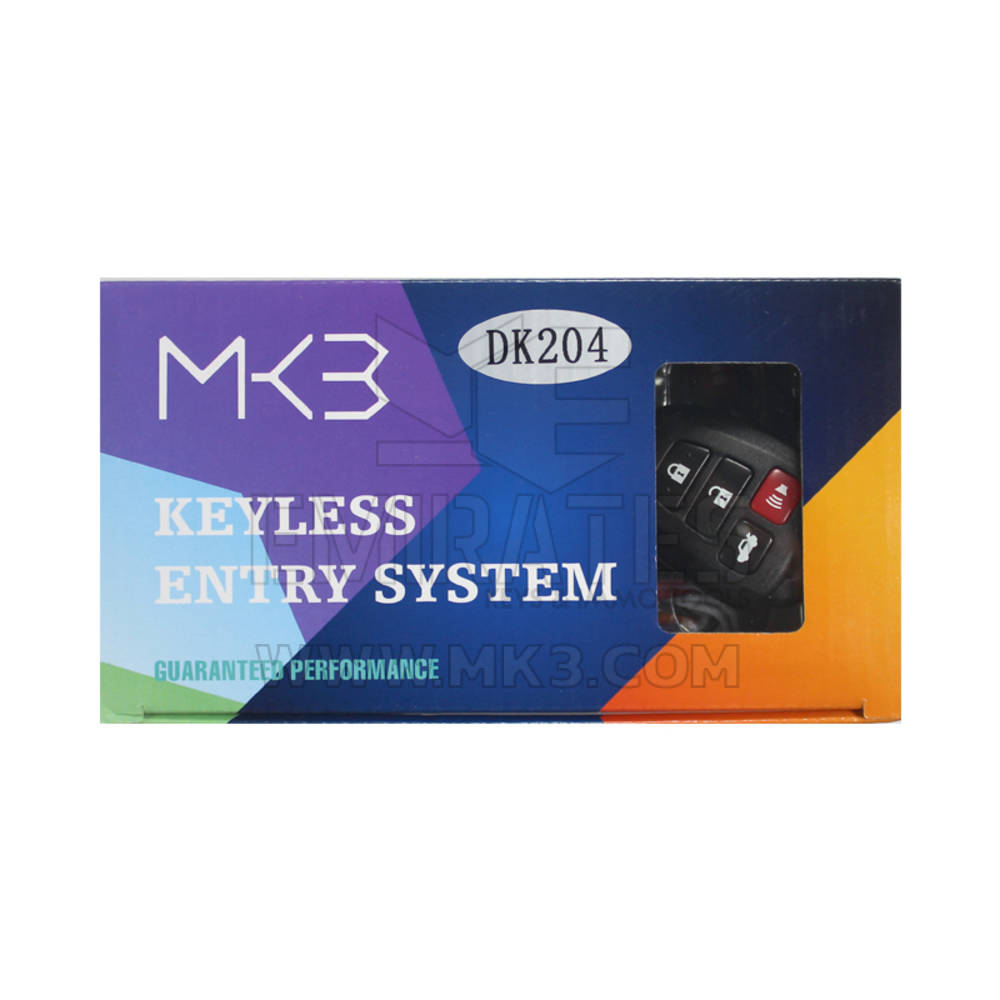 Sistema de entrada keyless de 3 + 1 botões modelo DK204 da Toyota - MK18738 - f-3