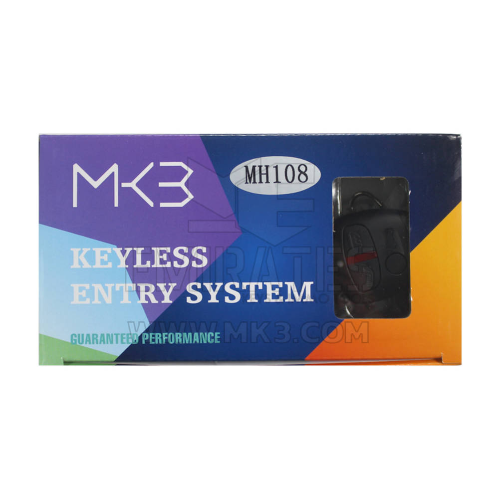 Sistema de entrada keyless de 3 botões modelo MH108 da Mitsubishi Pajero MIT8 Blade - MK18754 - f-3