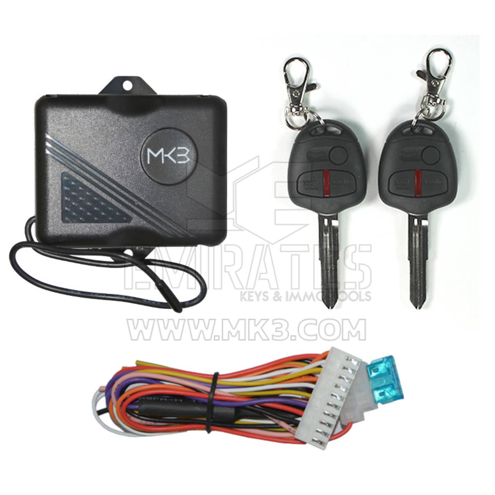 Sistema de entrada keyless de 3 botões modelo MH108 da Mitsubishi Pajero MIT8 Blade
