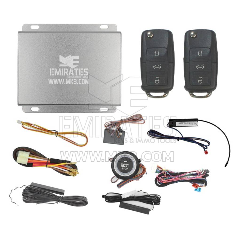 Evrensel Motor Çalıştırma Sistemi EG-015 VW Akıllı Döndürme Uzaktan Anahtar Tipi