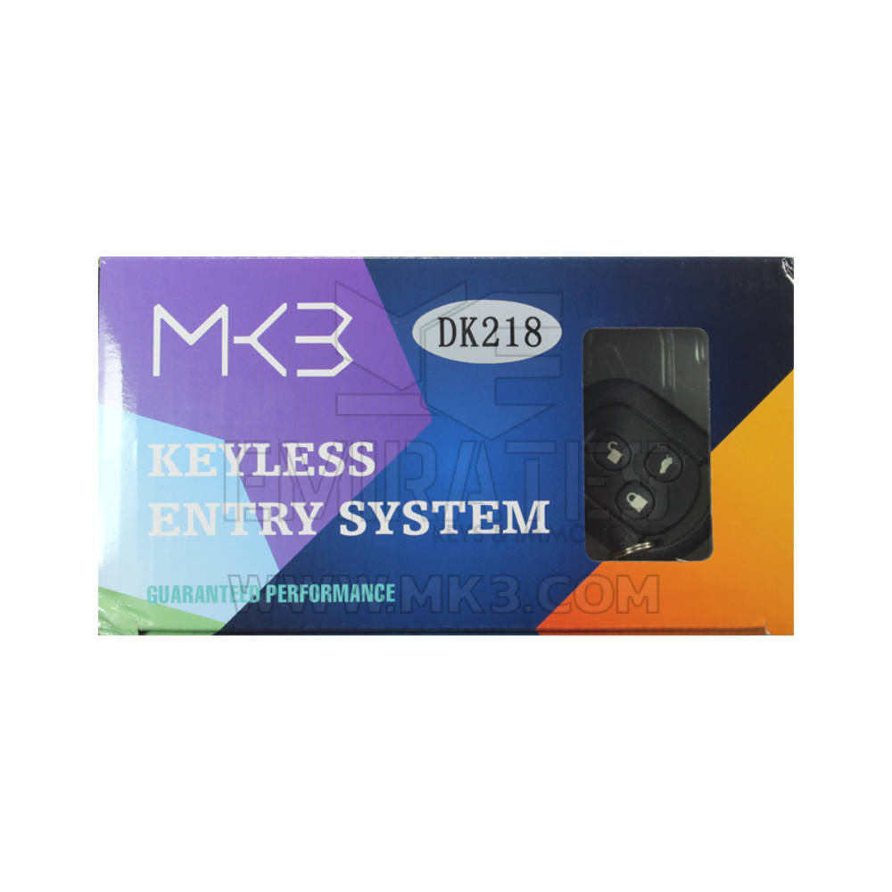 Sistema de entrada keyless de 3 botões modelo DK218 da Chevrolet Optra - MK18827 - f-3